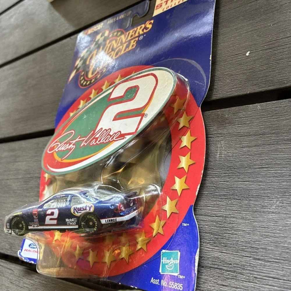 Rusty Wallace #2 Ford  NASCAR 1/64 Driver Sticker Collection Winners Circle